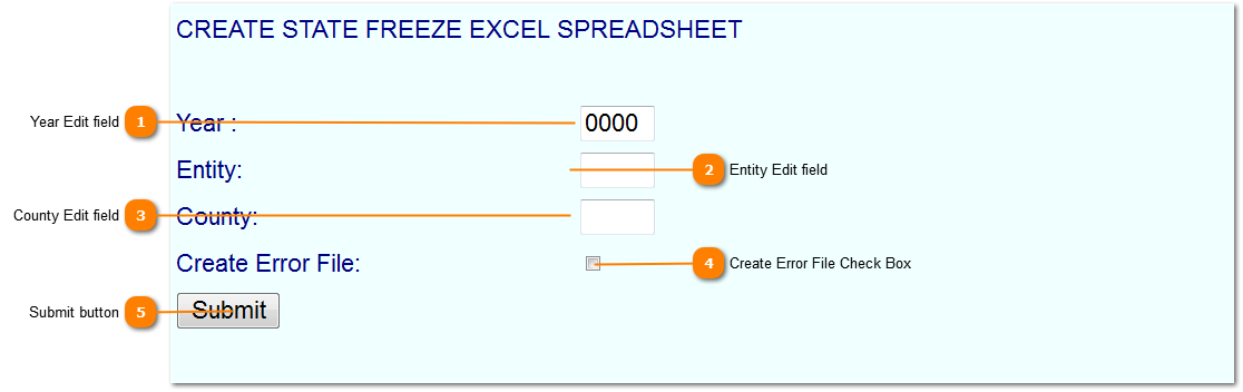 State Excel Freeze Report