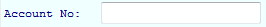 1. Account No. Field