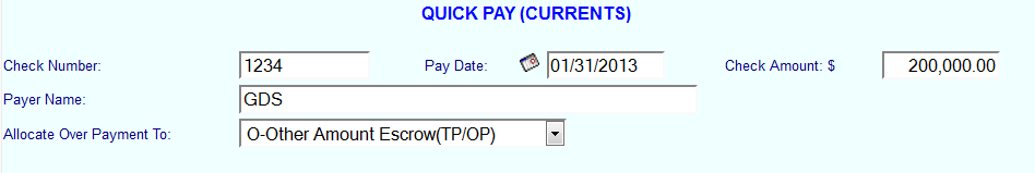 2. Payer Information Section